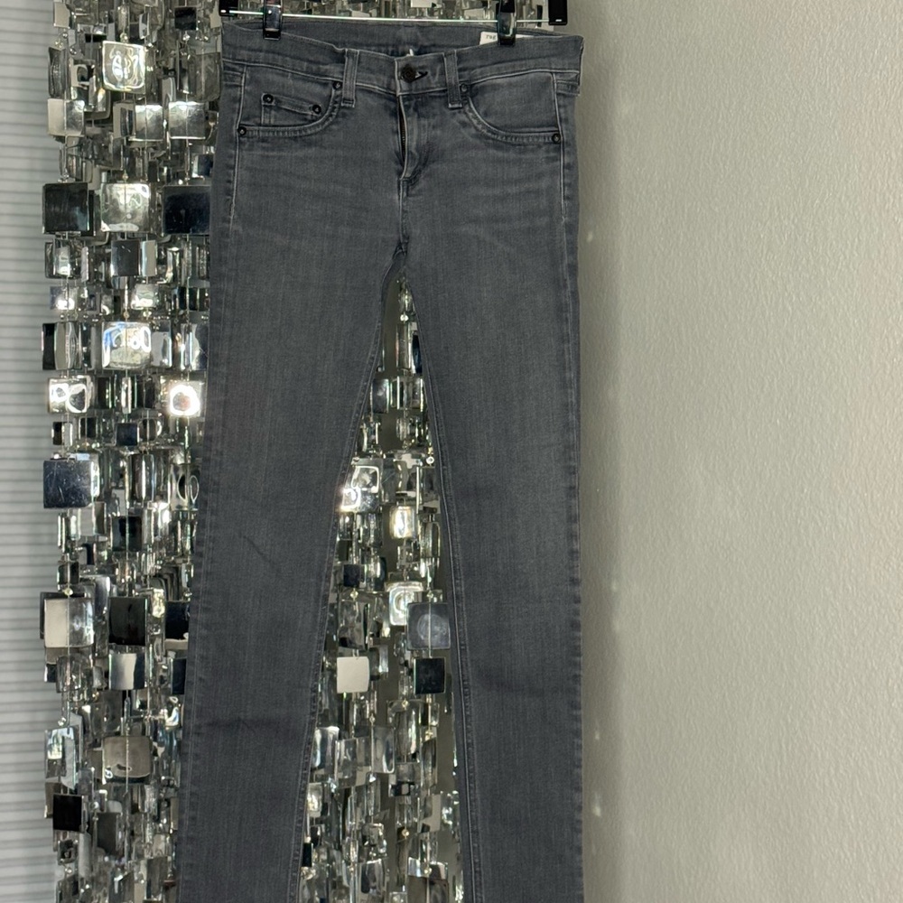 rag & bone Charcoal Skinny Jeans